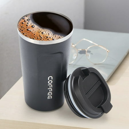 

NIUREDLTD Travel Mug Insulated Coffee Cup With Leakproof Lid Vacuum Insulation Stainless Steel For Hot And Cold Water Coffee And Tea 510ml