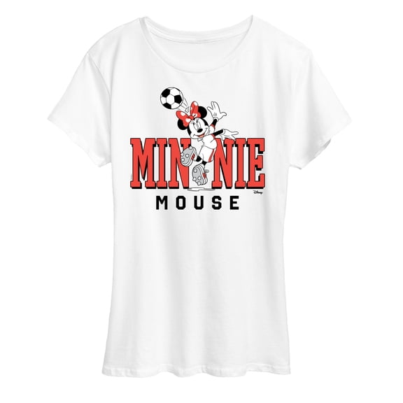 Disney - Minnie Name Soccer - Women's Short Sleeve Graphic T-Shirt
