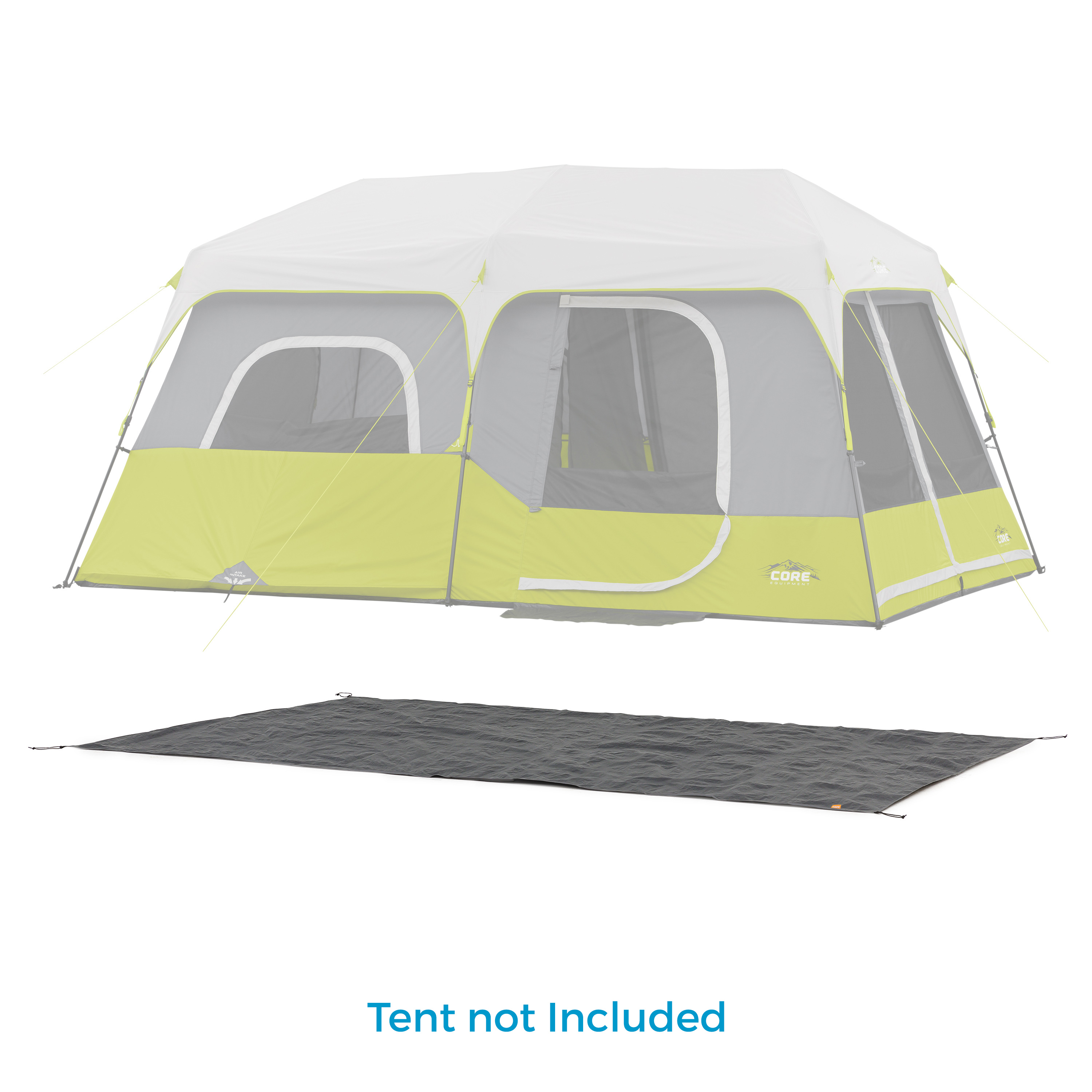 CORE 13'6" x 8'6" Footprint Accessory for 9 Person Instant Cabin Camping Tents