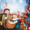 thumbnail image 4 of SSZMDLB under $5 Nativity Scene Ornaments, Christmas Decor for Home Desktop, Resin Holy Family Crafted Holiday Decor for Tabletop Shelf Mantle Seasonal Celebration, 4 of 6