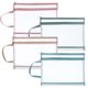 thumbnail image 1 of Desiderio Paquete de 4 bolsas para archivos A4, bolsa con cremallera de malla de doble capa y asa, clip de cremallera de malla, bolsa con cremallera de malla translúcida de tamaño A4, suministros de, 1 of 5