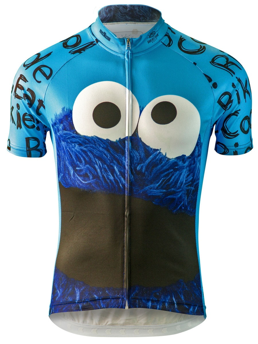 cookie monster bike jersey
