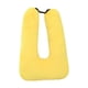 thumbnail image 1 of Almohada de viaje para asiento de coche,Almohada de viaje para asiento trasero de coche para adultos y niños,Cojín de almohada de viaje para el asiento trasero para viajes Amarillo, 1 of 9
