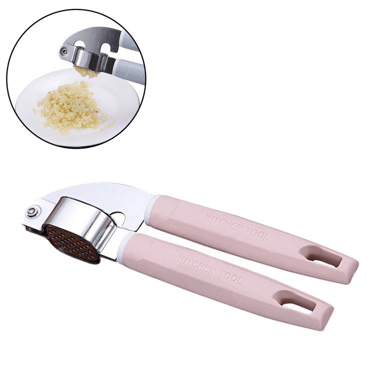Garlic Press, Stainless Steel Mincing & Crushing Tool for Nuts