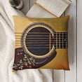 thumbnail image 3 of YINGXI Throw Pillow Covers Guitar al Decorative Square Pillowcases Cushion Cover 22x22in, 3 of 5