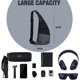 thumbnail image 2 of Bolso bandolera para hombre, bolso de hombro para mujer, mochila, correr, senderismo, camping, mochila al aire libre, 2 of 5