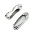 thumbnail image 5 of BURUDANI Women's Slip-On Ballet Flats with Gold Medallion Accent, 5 of 6