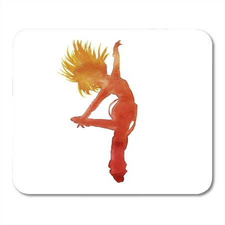 KDAGR Girl Black Dance Dancer in Hip Hop Insulated Watercolor Technique White Hiphop Music Mousepad Mouse Pad Mouse Mat 9x10 (Best Girl Hip Hop Dancer)