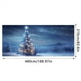 thumbnail image 3 of WANGJIAOID Christmas Garage Door Decoration Christmas Garage Door Banner Mural Cover 7 X 16 Feet Large Merry Christmas Sign For Christmas Holiday Party H, 3 of 4