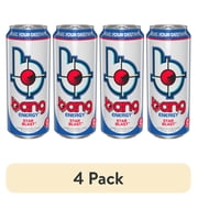 (4 pack) Bang Energy, Star Blast, Energy Drink, 1 count, 16 fl oz,