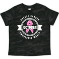 thumbnail image 3 of Inktastic October Breast Cancer Awareness Month Badge Boys or Girls Toddler T-Shirt, 3 of 5
