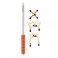 thumbnail image 4 of Almencla Retractable Billiards Cue Stick Bridge Billiards Cue Accessory for Club Home, 4 of 8