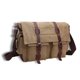 thumbnail image 4 of Mujeres Hombre Bolso Bolso Libro de la cámara Billetera de almacenamiento Crossbody Pack Gran capacidad Camping Flap Messenger Bolsos Múltiples bolsillos Khaki grande Methold AP004585-01, 4 of 6