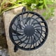 thumbnail image 4 of Mini ventilador recargable por USB alimentado por energía solar | Plástico ignífugo portátil para vientos fuertes | Versátil para exteriores, hogar, viajes, camping | 9x7.8x4.7cm | Negro | 1 paquete, 4 of 9