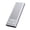 Silver, variant on External SSD Portable Drive, High Speed USB 3.1 Storage for Laptop Desktop PC, Shockproof Mobile Hard Drive Black