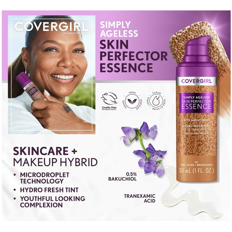 COVERGIRL Simply Ageless Skin Perfector Essence, Fair 10, 1 fl oz