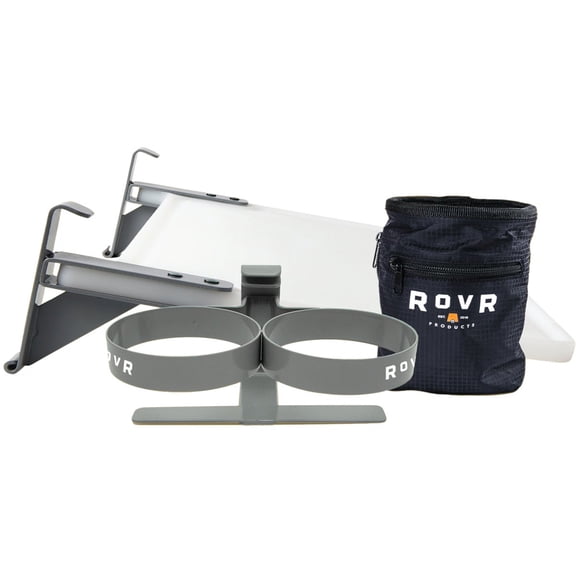 RovR Accessories Essential Pack - Includes Dual Cup Holder, Prep Board, and Storage Bag - Compatible with RollR 45, 60, 80 Wheeled Camping Coolers