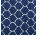 thumbnail image 3 of Modway Solvea Moroccan Trellis 8x10 Shag Area Rug in Navy and Ivory, 3 of 7