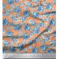 thumbnail image 1 of Soimoi Poly Georgette Fabric Scorpion Grasses Floral Decor Fabric Printed Yard 42 Inch Wide, 1 of 3