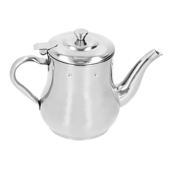 Tetera con filtro, tetera de acero inoxidable, colador de aceite, tetera pequeña, probada y confiable