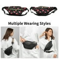 thumbnail image 2 of Unique Bargains 1 Pc Fanny Pack Watermelon Pattern Waist Bag Black Red, 2 of 6
