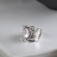 thumbnail image 2 of Minnieouse Anillo de plata joyería de moda dedos colgante abierto Retro exquisitos suministros de boda hermoso cristal brillante regalo de fiesta Ropa, zapatos y accesorios Miscelánea Minnieouse AP018723-01, 2 of 6
