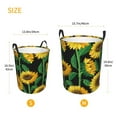 thumbnail image 5 of Daiia Sunflower 1 Round Laundry Basket with Handles Thickened Waterproof Circular hamper,Dirty Clothes Storage Basket for Bedroom,Bathroom,College Dorm-Small, 5 of 8