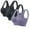 A6 Multicolor, variant on snilers 3 Pack Oversized Womens Sports Bras High Impact Wireless Bras No Underwire Breathable Seamless Everyday Bra with Padded