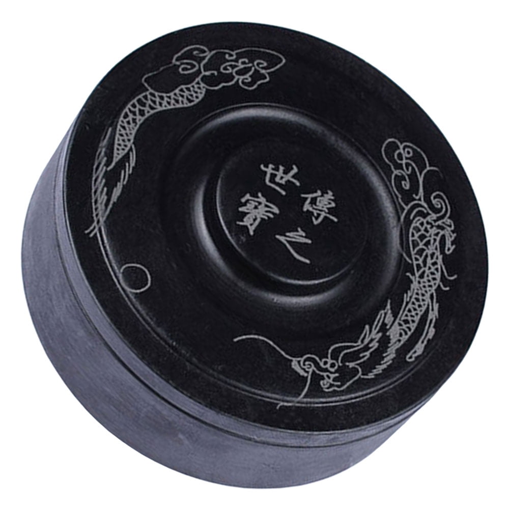 FOMIYES Practical Drawing Inkstone Black Strong and Desk Decor