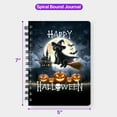 thumbnail image 5 of Happy Halloween Portuguese Water Dog Witch Pumpkins Bats Spiral Bound Journal PWD Portie Fishing Dog Lover 5x7in Spiral Notebook - 13012, 5 of 5
