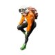 thumbnail image 5 of Modelo femenino 3D a escala 1:64, modelo de personaje para juegos de rol, figuras diminutas, juguete, accesorio fotográfico. abrigo naranja, 5 of 9