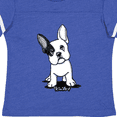 thumbnail image 4 of Inktastic B/W Frenchie (Darks) Boys or Girls Toddler T-Shirt, 4 of 5