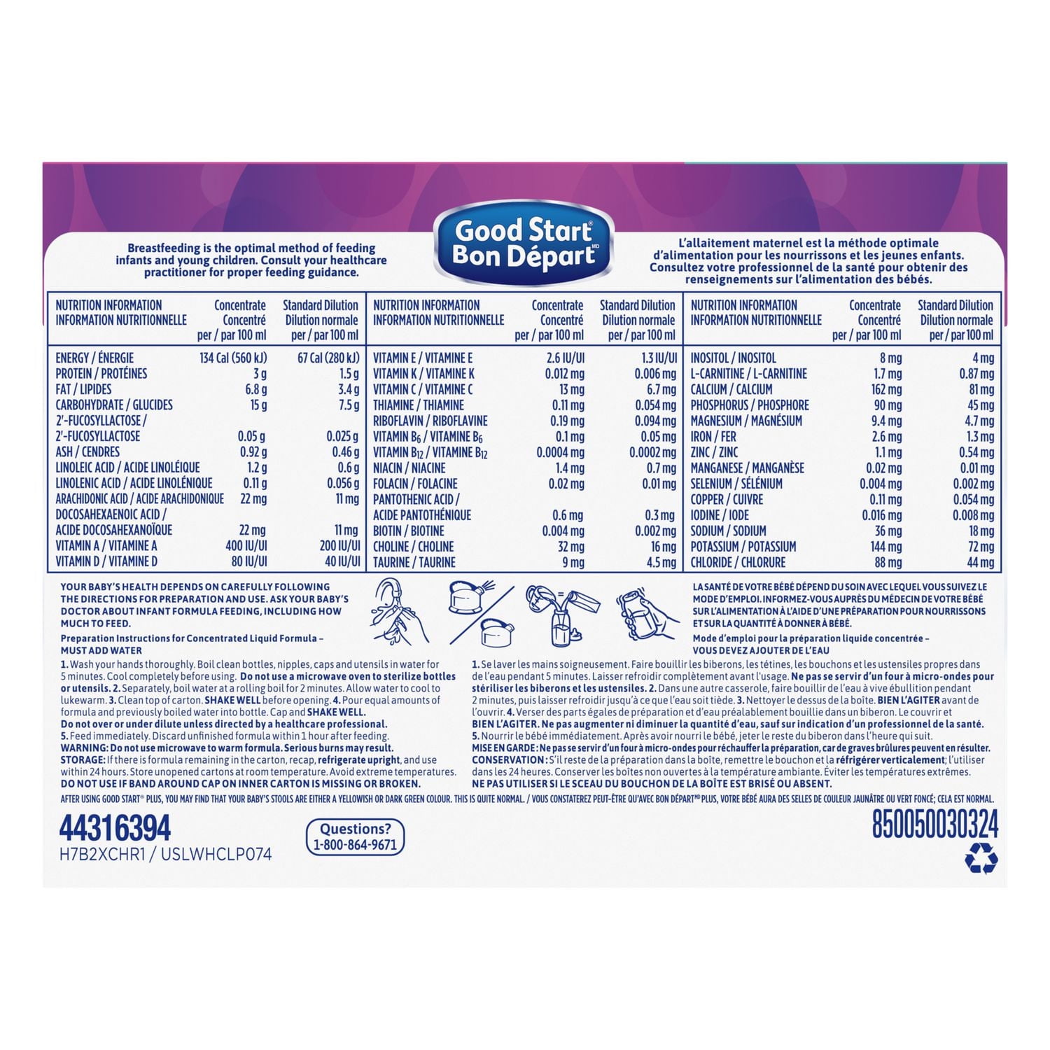 Good Start Plus 2 Baby Formula, Concentrated Liquid, 12 x 240ml, 12x240ml