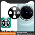 thumbnail image 3 of IMAK For vivo X100 Pro 5G Tempered Glass Camera Lens Protector with Self-Positioning Frame (Black Ve, 3 of 5