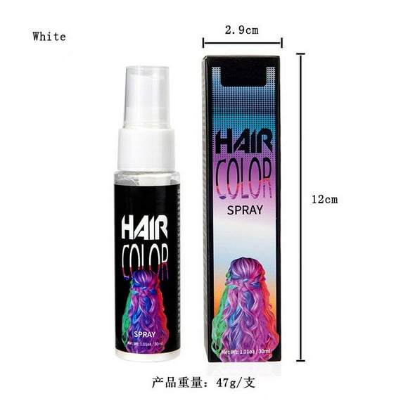 Savings Oefntac Hair Color One-off Hair Spray Dyeing Complementary Color Dyeing Solid Milk Gray Hair Dyes