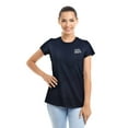 thumbnail image 3 of DALIX Cute Hearts I Love You T-Shirt Women's Embroidered Shirt XL Navy Blue, 3 of 6