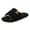 Black, variant on Slippers for Women Open Toe Memory Foam House Slides with Strap Cozy Antislip Indoor Outdoor Home Shoes Watermelon Red Size 7