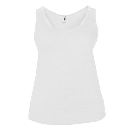 - Anvil Women's Double Needle Curved Bottom Hem Tank, Style 6751L