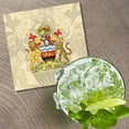 thumbnail image 2 of Malawi Coat Of Arms 4'' X 4'' Square Wooden Coaster, 2 of 3