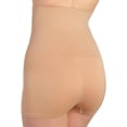 thumbnail image 2 of Jockey Women's Slimmers High-Waist Boyshort Panty, Light Nude, Small - NEW, 2 of 2