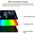 thumbnail image 3 of Extended RGB Gaming  Pad, Extra Large Gaming  Mat for Gamer, Waterproof Office Desktop Mat with 10 Lighting Mode, for PC Computer RGB Keyboard  - 31.5'' x 15" x 4mm(), 3 of 9