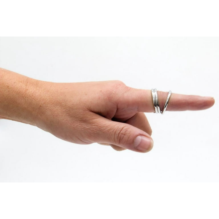 AFH swan neck ring splint, stainless steel, circumference 66mm AFH swan neck ring splint, stainless steel, circumference 66mm