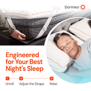 Dormeo Premium Mattress Topper Twin XL Bed Cooling Mattress Pad with Octaspring Technology
