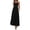 Black, variant on Summer Maxi Dresses for Women Strapless Ruched Tube Top Beach Vacation Spring Wedding Guest Dress Pockets
