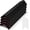 Black, variant on 4 Pack Gray Self-Adhesive PVC Corner Guards, 23.62"L×1.57"W×0.12" Thick Edge Protectors for Home & Kindergarten