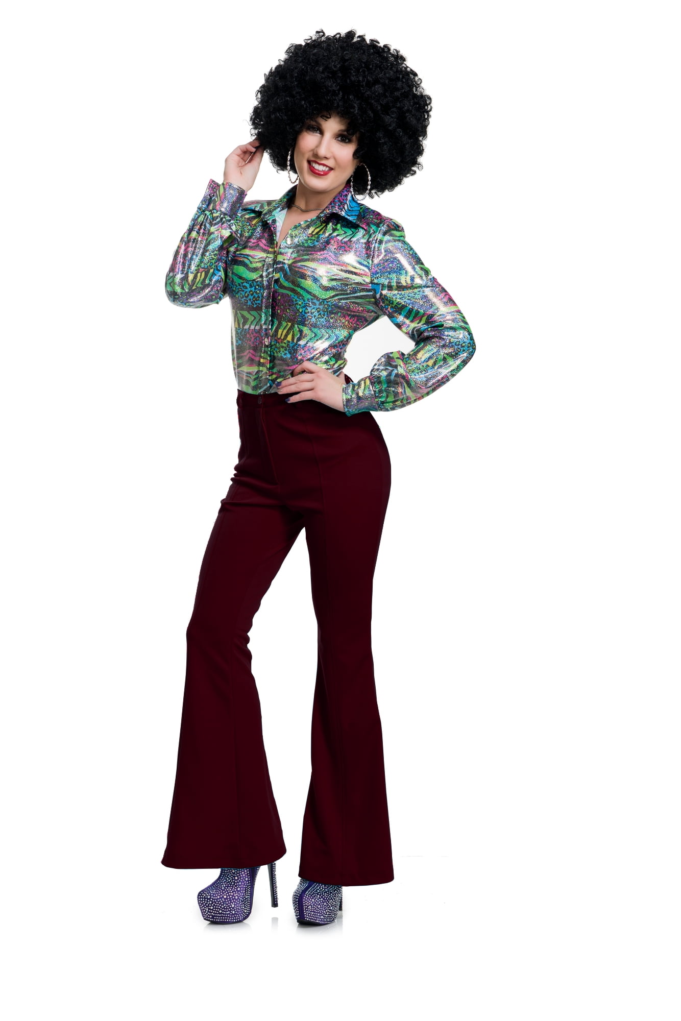 black disco jeans
