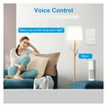 thumbnail image 3 of Light Switch Tuya Smart Wall Push Button Interrupter Switch 1/2/3Gang Physical Light Switch Neutral Wire Optional ,Trusted and Reliable, 3 of 7