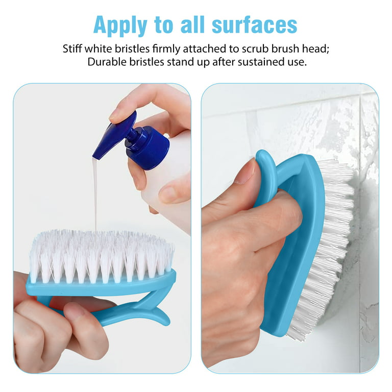 TSV 2PCS Scrub Cleaning Brushes, Heavy Duty Cleaning Brush with