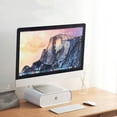 thumbnail image 3 of Monitor Stand Riser Monitor Riser Monitor Laptop Stand Ergonomic Tidy White, 3 of 8