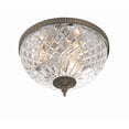 thumbnail image 4 of Crystorama Lighting - Three Light Ceiling Mount - Ceiling Mount - Cortland Flush, 4 of 11